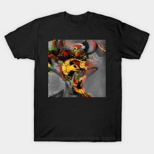 Abstract swirls painting T-Shirt